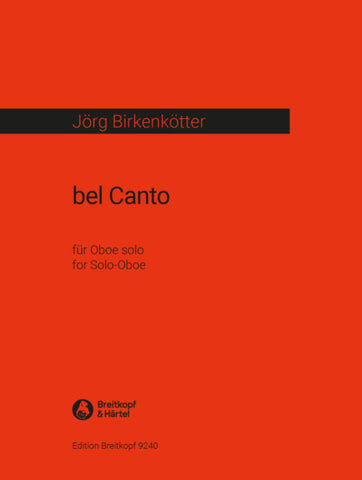 Birkenkotter - Bel Canto - Solo Oboe