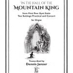 Grieg, transcr. Janzer  - In the Hall of the Mountain King - Organ