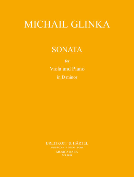 Glinka - Sonata in D-minor - Viola and Piano