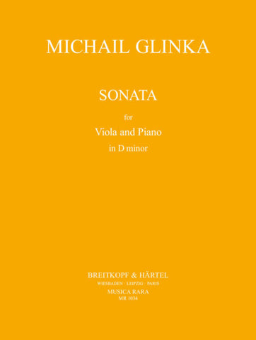 Glinka - Sonata in D-minor - Viola and Piano