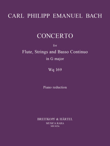 Bach, C.P.E. - Flute Concerto in G major Wq 169 - Flute and Piano