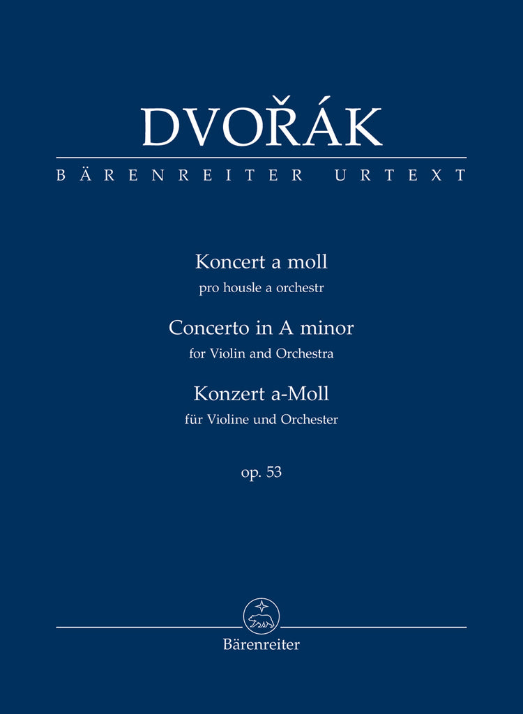 Dvorak - Concerto for Violin and Orchestra in A Minor - Study Score