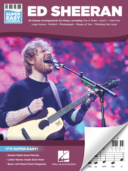 Sheeran - Super Easy Songbook: Ed Sheeran - Easy Piano