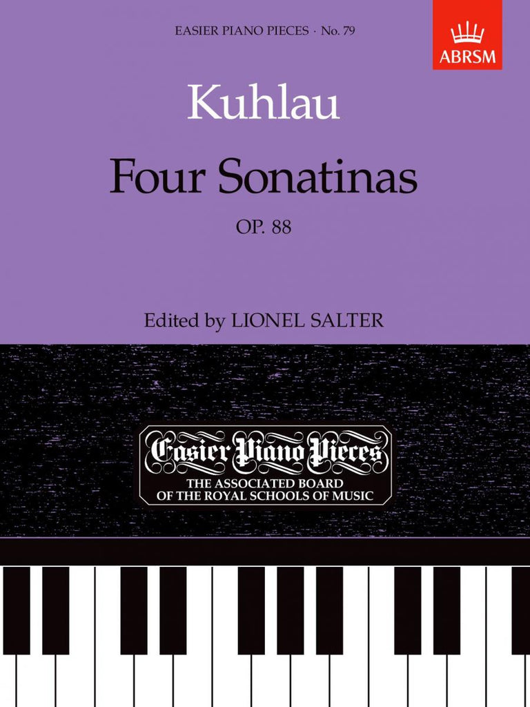 Kuhlau, ed. Salter – Four Sonatinas, Op. 88 – Piano
