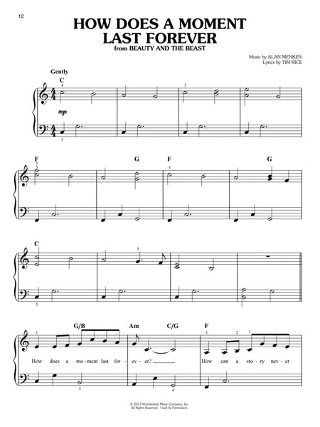 Various – Songs from A Star is Born, The Greatest Showmann, La La Land, and More Movie Musicals – Easy Piano