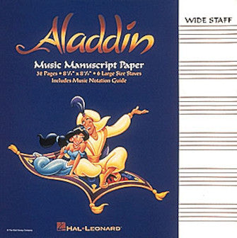 Aladdin Manuscript Paper- Manuscript