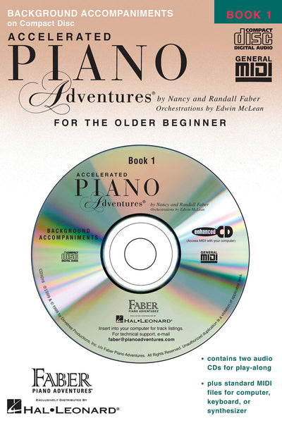 Faber – Accelerated Piano Adventures for the Older Beginner: Lesson Book 12-CD Set – CD
