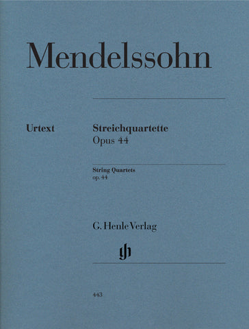 Mendelssohn, ed. Herttrich - String Quartets, Op. 44 - 2 Violins, Viola, and Cello