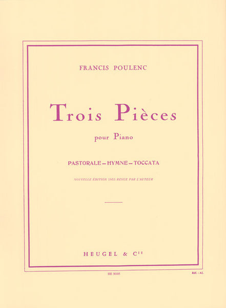 Poulenc – Trois Pieces – Piano