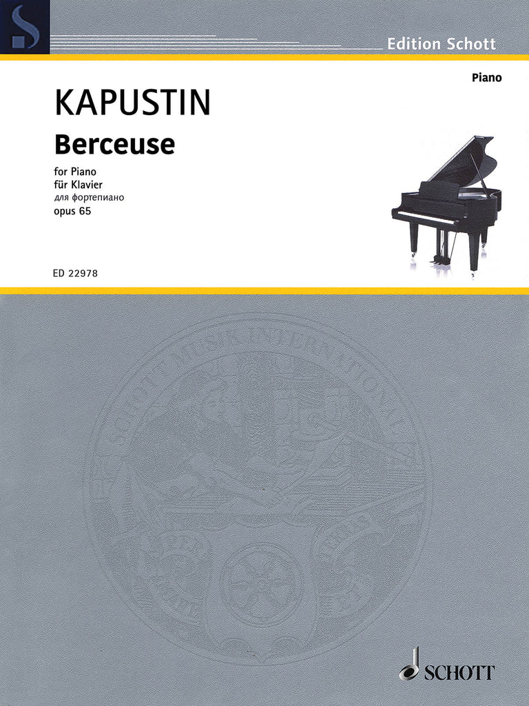 Kapustin – Berceuse, Op. 65 – Piano