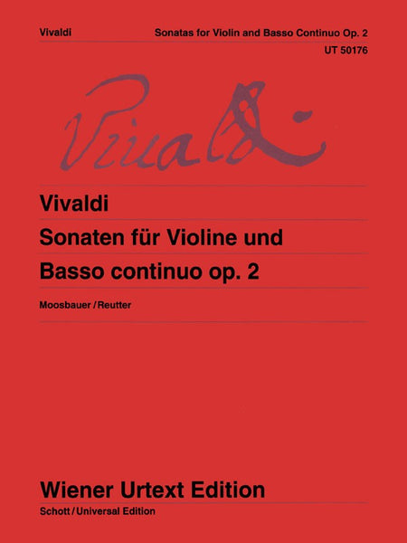 Vivaldi - Sonatas, Op. 2 - Violin and Piano