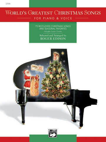 Edison, arr. - World's Greatest Christmas Songs - Voice and Intermediate Piano