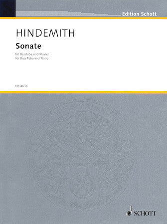 Hindemith - Sonata for Bass Tuba and Piano - Tuba and Piano