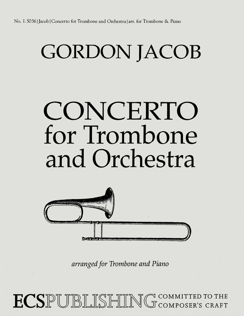 Jacob - Concerto for Trombone - Trombone and Piano