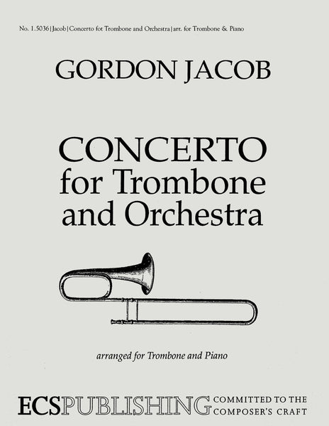 Jacob - Concerto for Trombone - Trombone and Piano