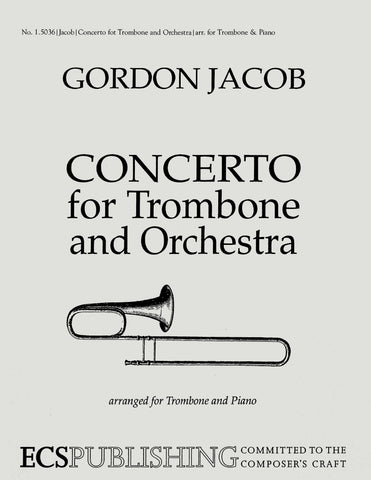 Jacob - Concerto for Trombone - Trombone and Piano