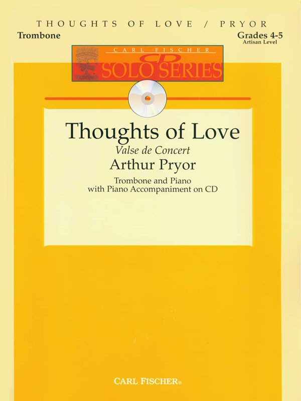 Pryor - Thoughts of Love (w/CD) - Trombone and Piano