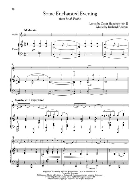 Various – Broadway Songs for Classical Players: 12 Famous Melodies from the Stage – Violin and Piano