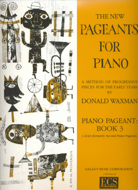 Waxman - New Pageants for Piano Book 3 - Piano Method