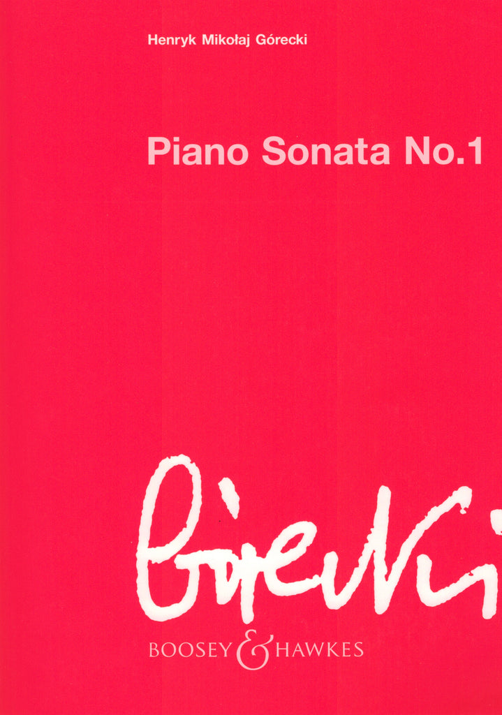 Gorecki – Piano Sonata No. 1 – Piano