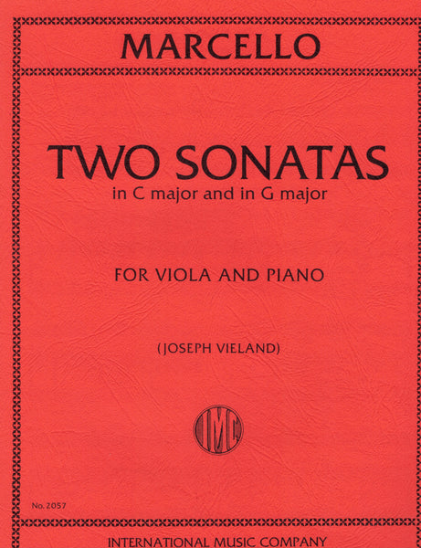 Marcello, ed. Vieland - Two Sonatas in C and G Major - Viola and Piano