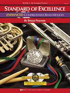 Standard Of Excellence: Bb Trumpet/Cornet, Book 1 (w/CD) - Trumpet Method