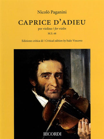 Paganini - Caprice D'Adieu - Violin Solo