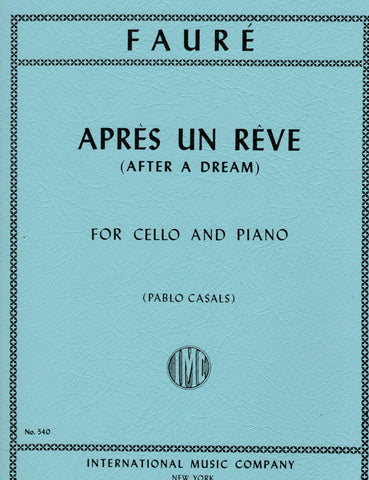 Faure - Apres un Reve - Cello and Piano