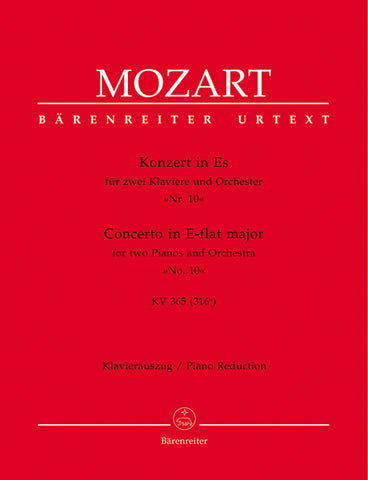 Mozart - Piano Concerto No. 10 in Eb, K. 365 - 2 Pianos, 4 Hands