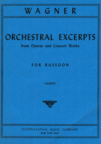 Wagner, ed. Albert – Orchestral Excerpts from Operas and Concert Works – Bassoon and Piano