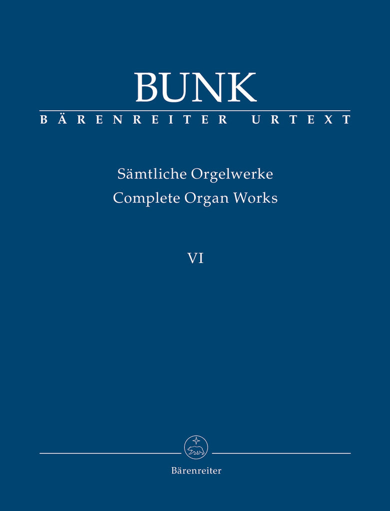 Bunk - Complete Organ Works w/CD - Organ