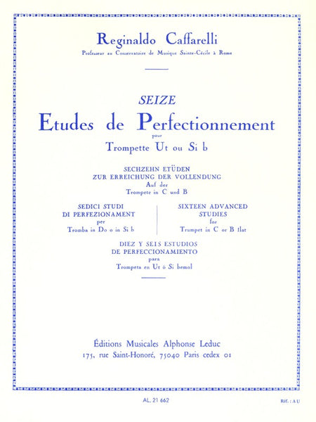 Caffarelli - 16 Etudes de Perfectionnement - Trumpet Method