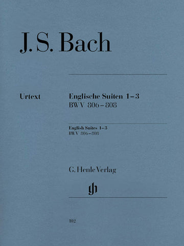 Bach – English Suites 1-3, BWV 806-808 – Piano
