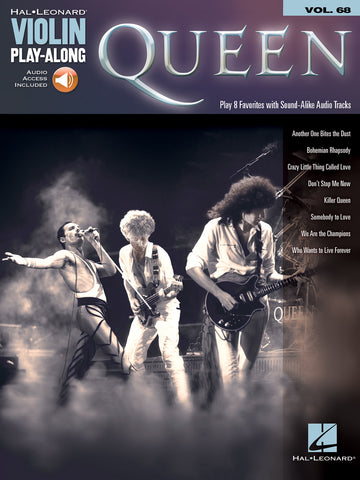 Hal Leonard Violin Play-Along, Vol. 68: Queen (w/Audio Access) - Violin Solo