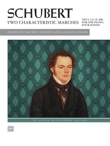 Schubert - 2 Characteristic Marches - Piano, 4 Hands