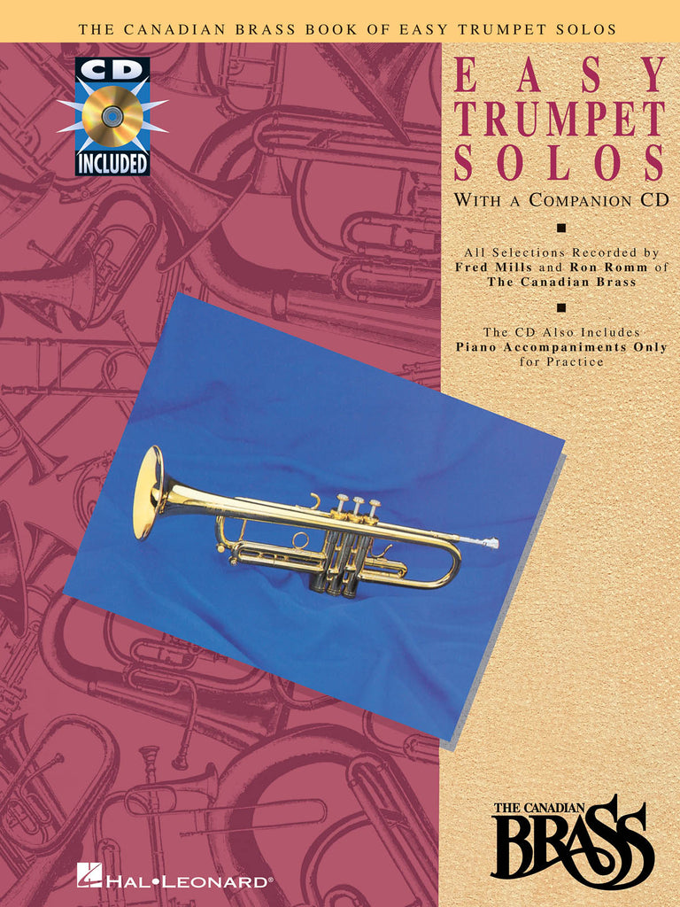 Canadian Brass Book of Easy Trumpet Solos (w/CD) - Trumpet and Piano