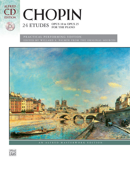 Chopin, ed. Palmer - 24 Etudes Op. 10 and 25 (w/CD) - Piano