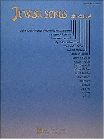 Various – Jewish Songs Old and New – Piano, Vocal, Guitar