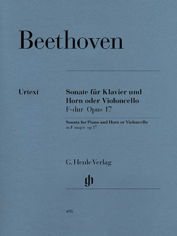 Beethoven - Sonata, Op. 17 - Horn and Piano/ Cello and Piano