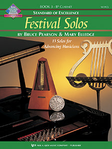 Standard of Excellence: Festival Solos, Book 3 (w/Audio Access) - Bb Clarinet