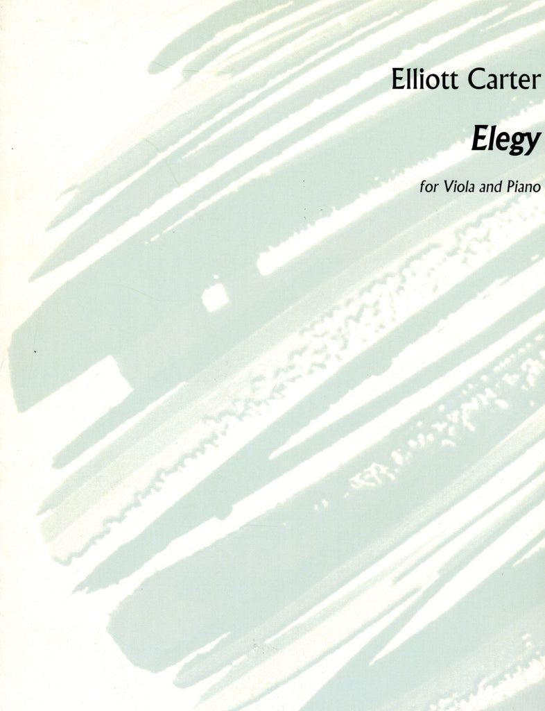Carter - Elegy - Viola and Piano