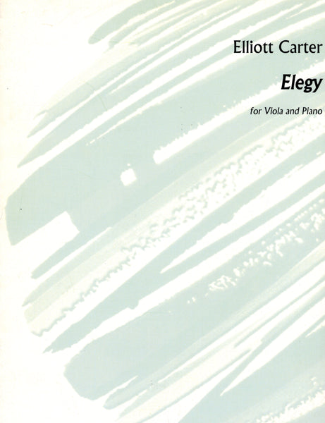 Carter - Elegy - Viola and Piano