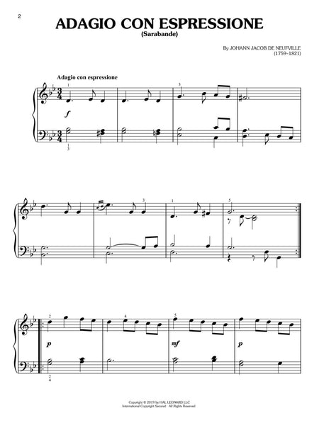 Various - First 50 Baroque Pieces You Should Play on the Piano - Easy Piano