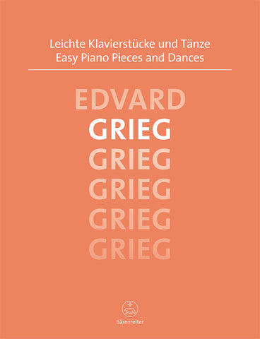 Grieg, ed. Topel – Easy Piano Pieces and Dances – Piano