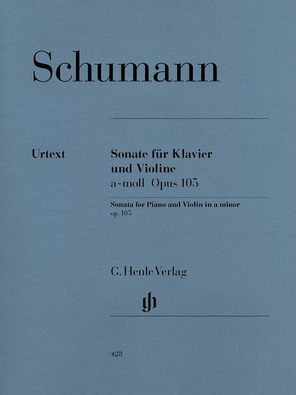 Schumann, ed. Haug-Freienst – Sonata for Piano and Violin in A Minor, Op. 105 – Violin and Piano