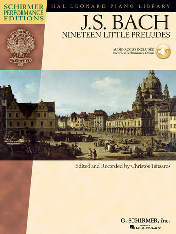 Bach – Nineteen Little Preludes (w/Audio Access) – Piano