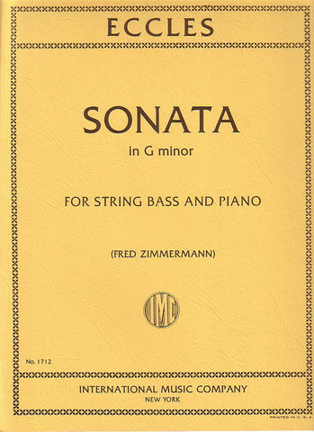 Eccles, ed. Zimmermann - Sonata in G Minor - Bass and Piano