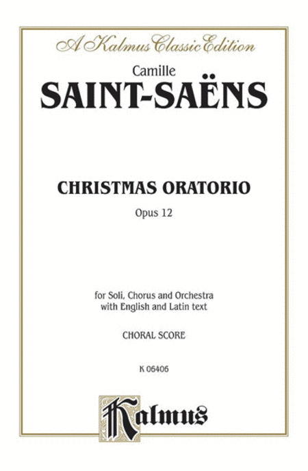 Saint-Saens - Christmas Oratorio, Op. 12 - Choral Score