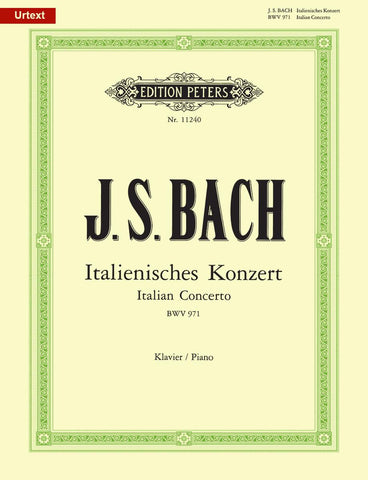 Bach – Italian Concerto, BWV 971 – Piano