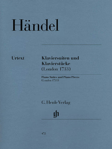 Handel, ed. Derr – Piano Suites and Pieces (London 1733) – Piano